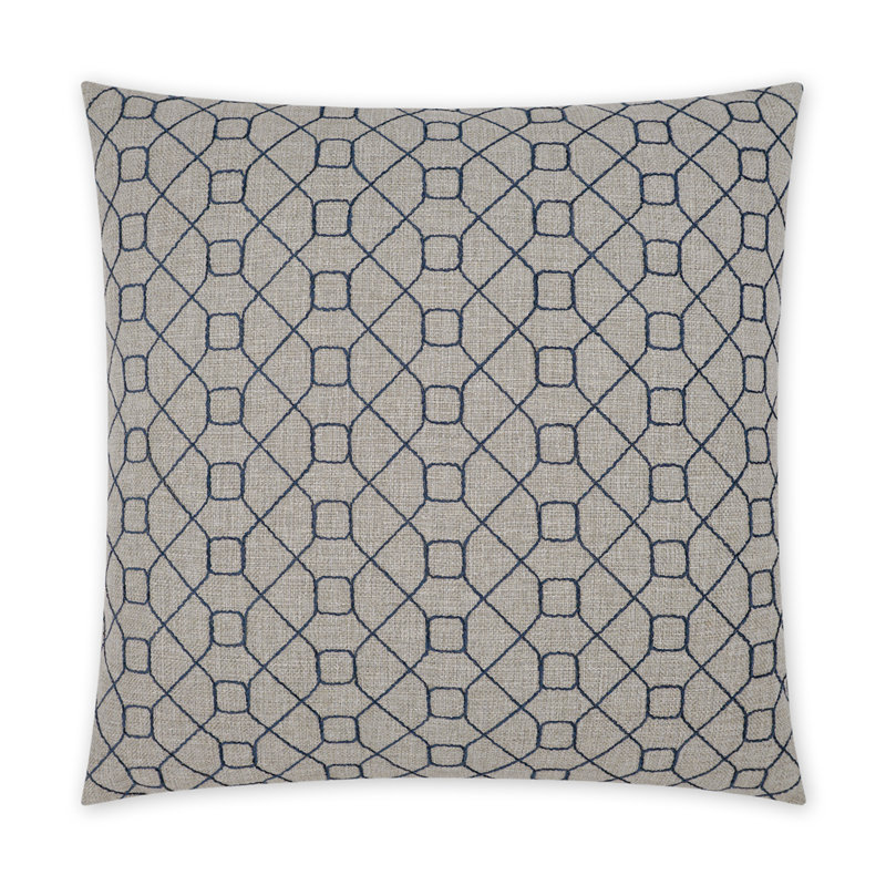 Stornoway Pillow Cover & Insert, Blue, Square 24"