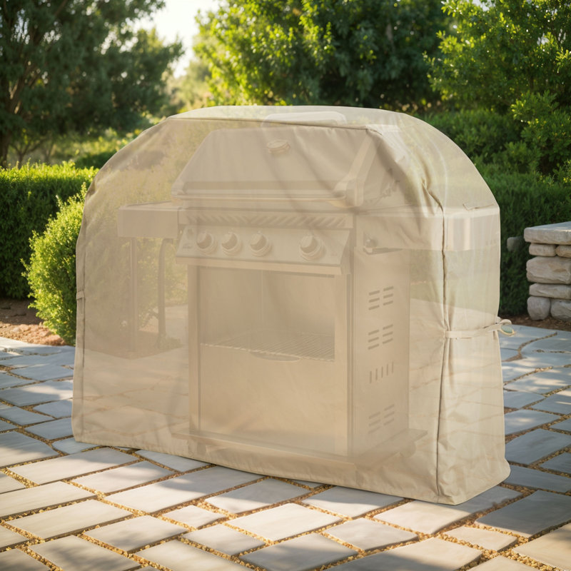 Tissu - Housse pour barbecue - Beige, Beige