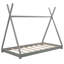 Lit plateforme House avec structure triangulaire-1747205201