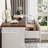 Farmhouse 6 Drawer Dresser for Bedroom, Rustic Wood Chest with Metal Handles, Large Organizer