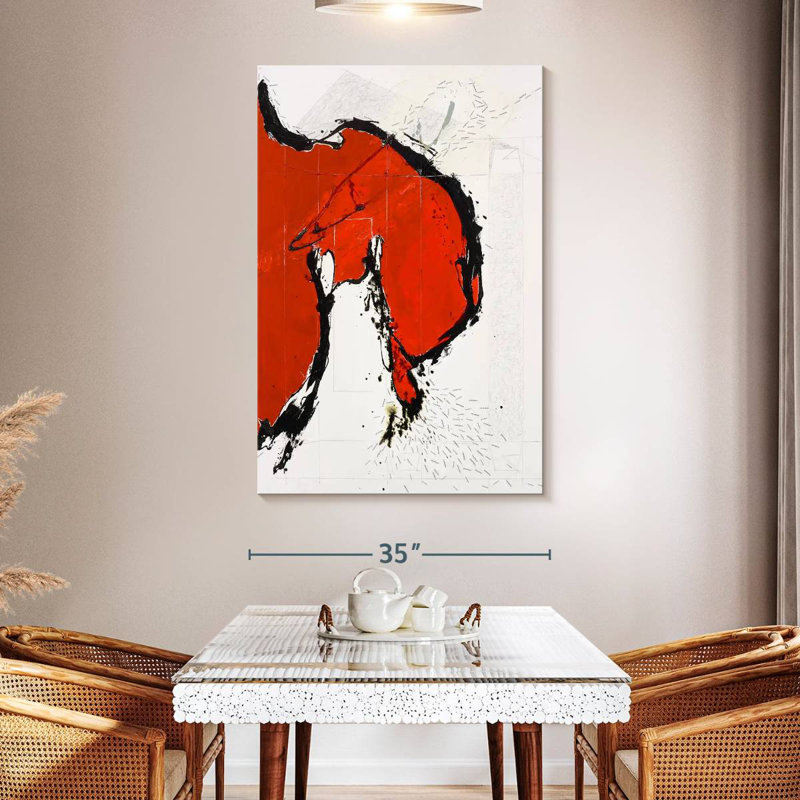 Avery Abstract Splash III, 51" H x 34" W
