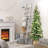 Fraser Hill Farm 9 ft. Buffalo Fir Green Slim Unlit Artificial Christmas Tree-101258905