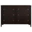 Commode 6 tiroirs Wedgewood Cappuccino