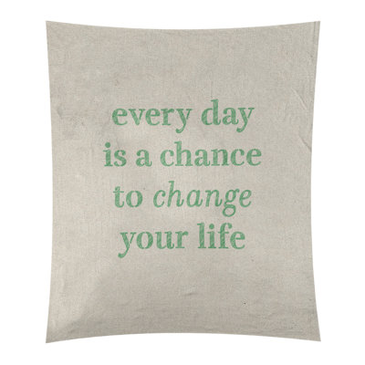 Tapisserie en polyester changer votre citation vie