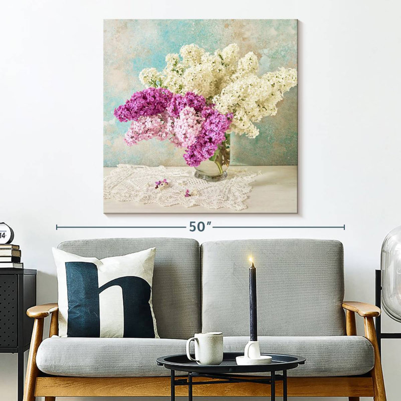 Harnek Lilac Bouquet, 33'' H x 33'' W