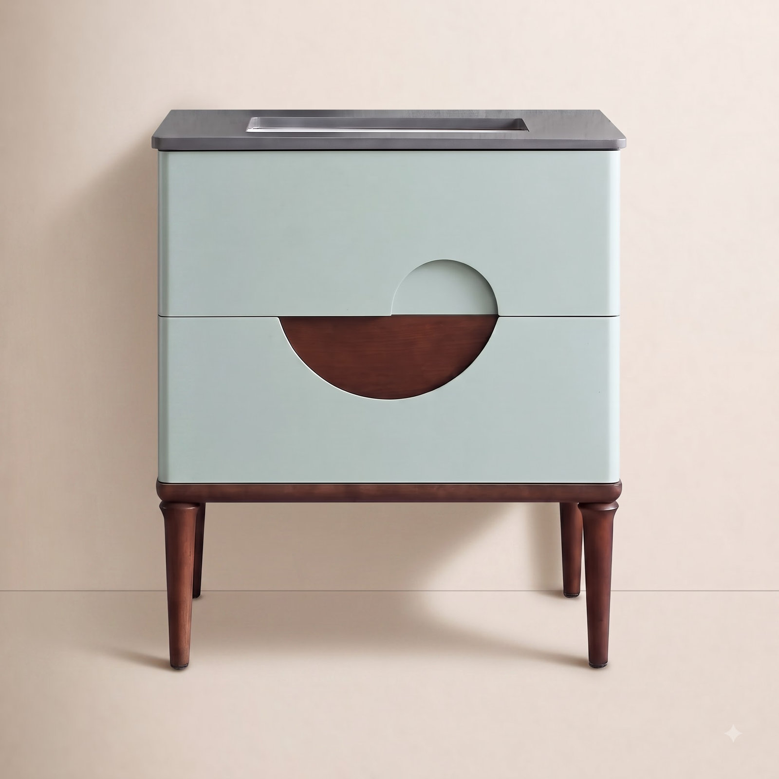 Kimber Cedar Single Bathroom Vanity, Aloe Green