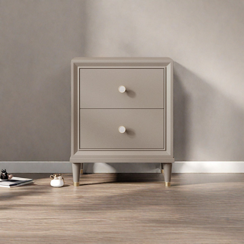 Armoire à tiroirs moderne et minimaliste, Gris / Blanc
