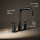 Purist® for Two Deck-Mount Bath Faucet Trim for High-Flow Valve with Lever Handles, Valve Not Included