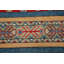 Tapis oriental en laine rayé Kazak
