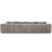 Xavia 135.4" Compressed U-Shaped Upholstered Sectional Sofa with 2 Movable Ottomans-128837902