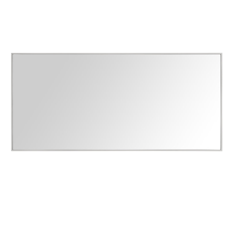 Miroir de salle de bain biseauté Sonoma, 27,6 po x 59,1 po, Blanc