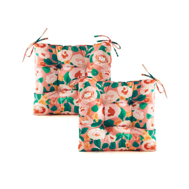Coussin de siège d'extérieur, Mélange de polyester rose
