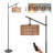 63.7'' Arched/arc Rattan Floor Lamp With Bulb And Remote Control Included-1058930176