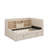 Twin Size Upholstered Daybed With Trundle, Storage Shelves, USB & Outlet-123708825