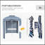 Parasol de plage polyvalent portatif 5,8 pi x 5,8 pi-966460433