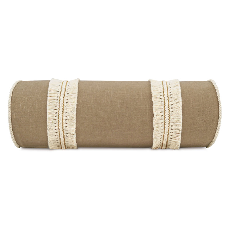 San Savino Linen Bolster Pillow Cover & Insert