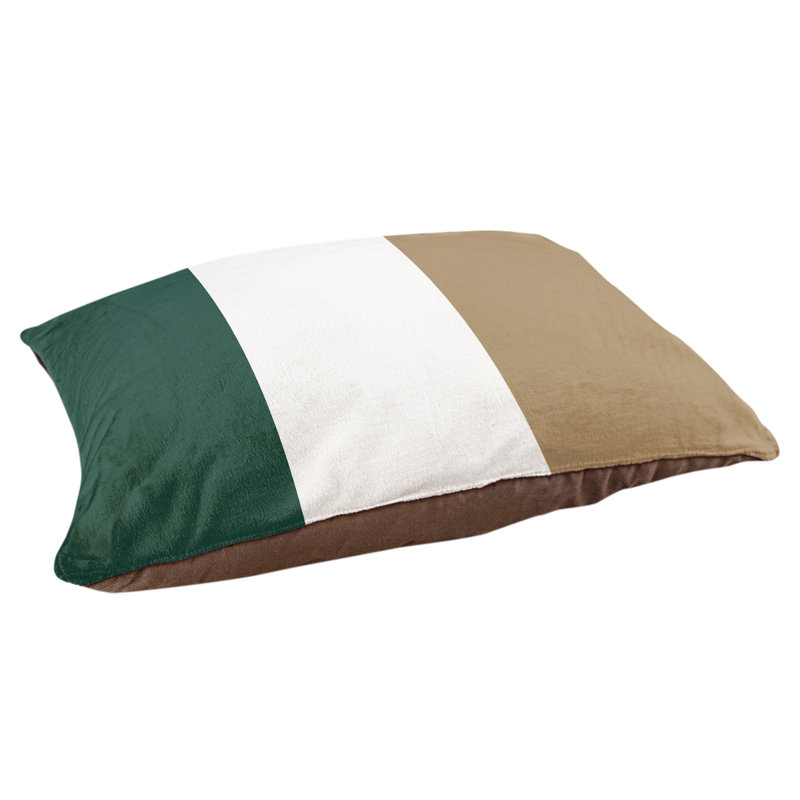 Coussin Atlanta, Grand (l 40 po x P 30 po x H 6,5 po), Green/Gold