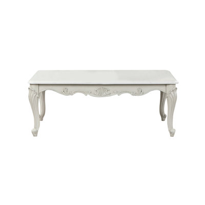 Table basse Classic - Bois gris argenté avec construction traditionnelle de qualité