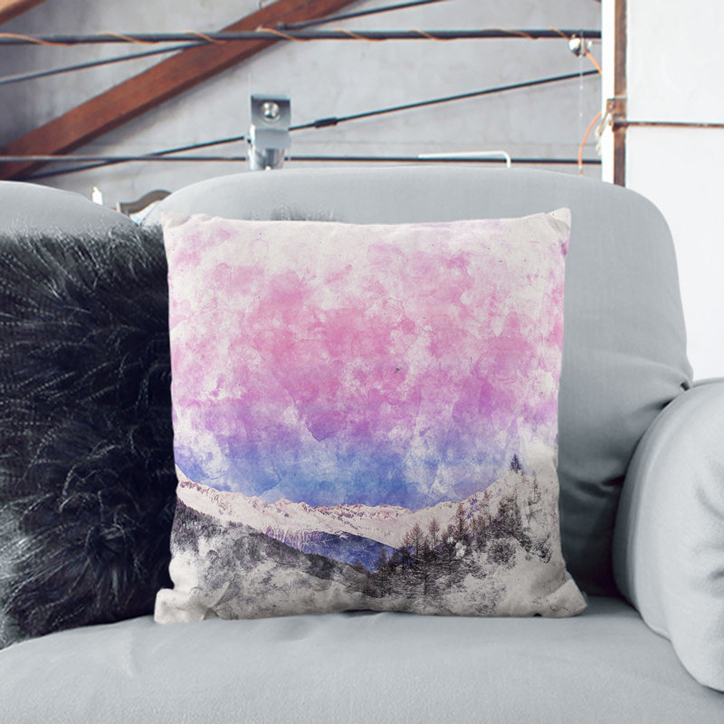 Square Throw Cushion, 40cm H x 40cm W x 15cm D