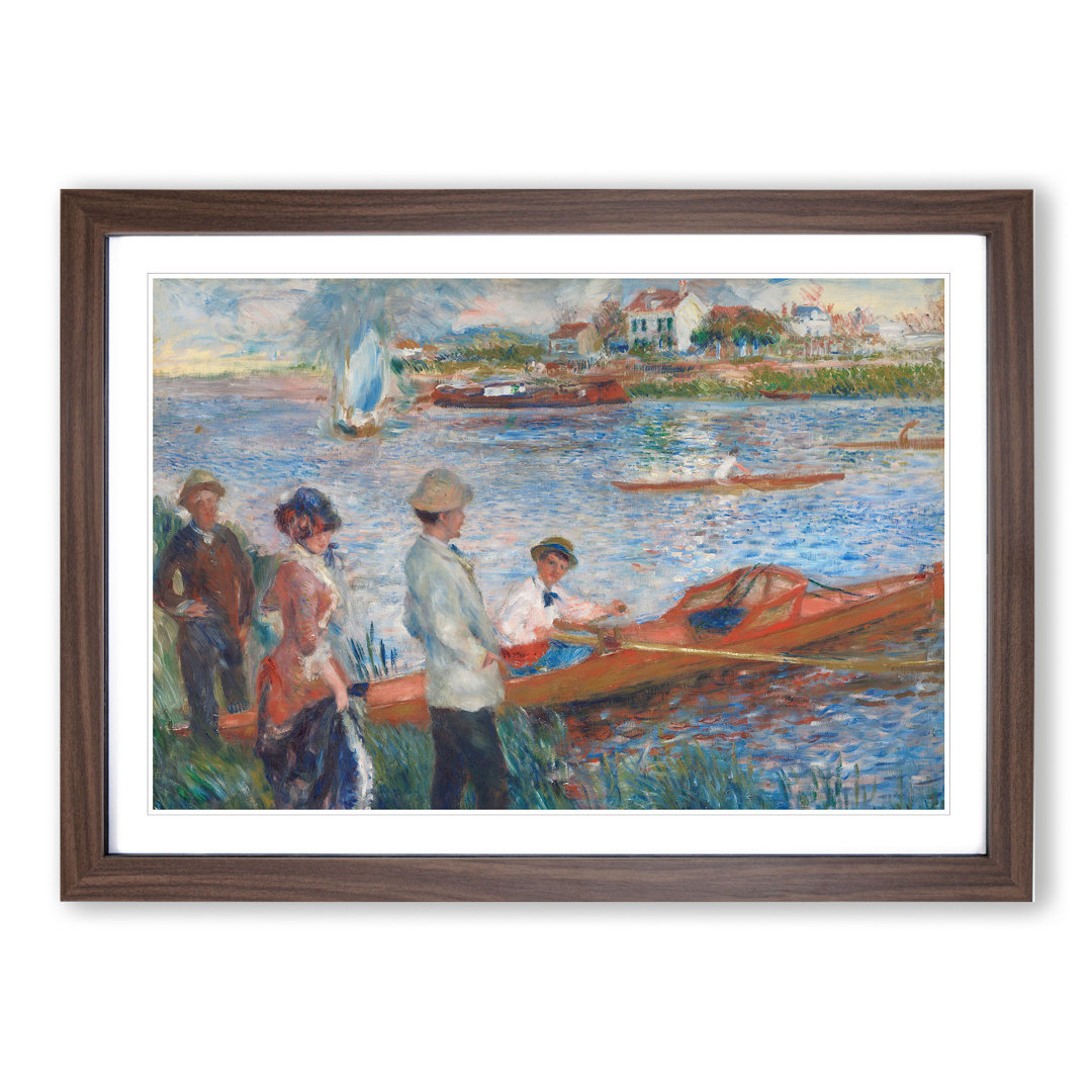 Oarsmen at Chatou by Pierre-Auguste Renoir - Framed Print