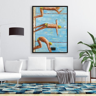 «Swimmers», reproduction sur toile