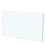 Rectangle, plateau de table en verre trempé, 47,2 x 23,6 po, se plie et s'use à 3/8 po d'épaisseur, 47,2 po de profondeur, convient à divers meubles