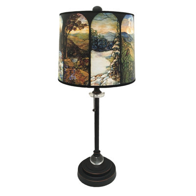 Lampe buffet 28" crystal Newby