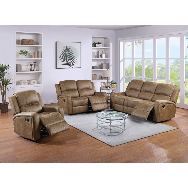 Fauteuil inclinable simple, Brun