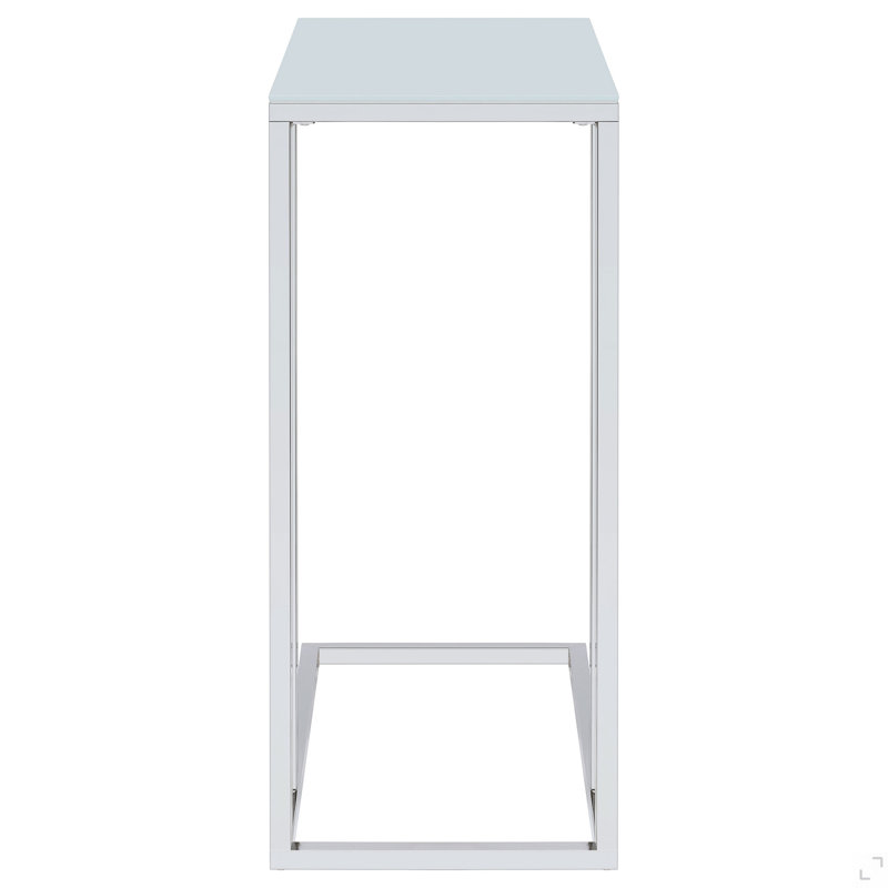 Modern Chrome Side Table