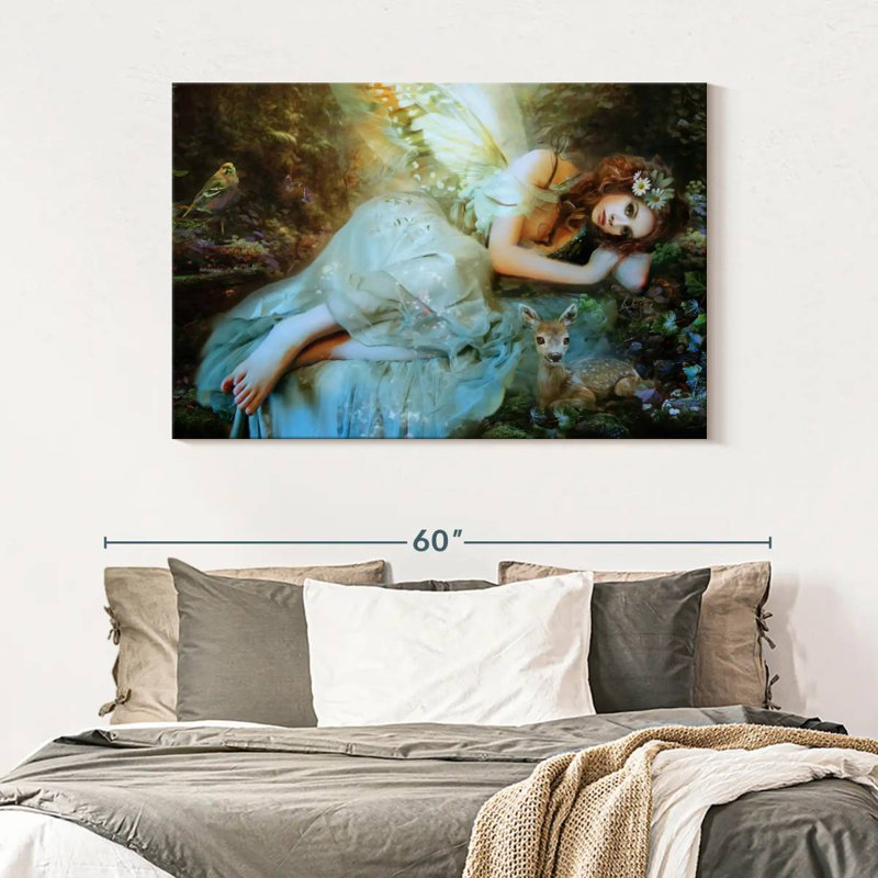 Kelan Spring Fairy, 32" H x 48" W