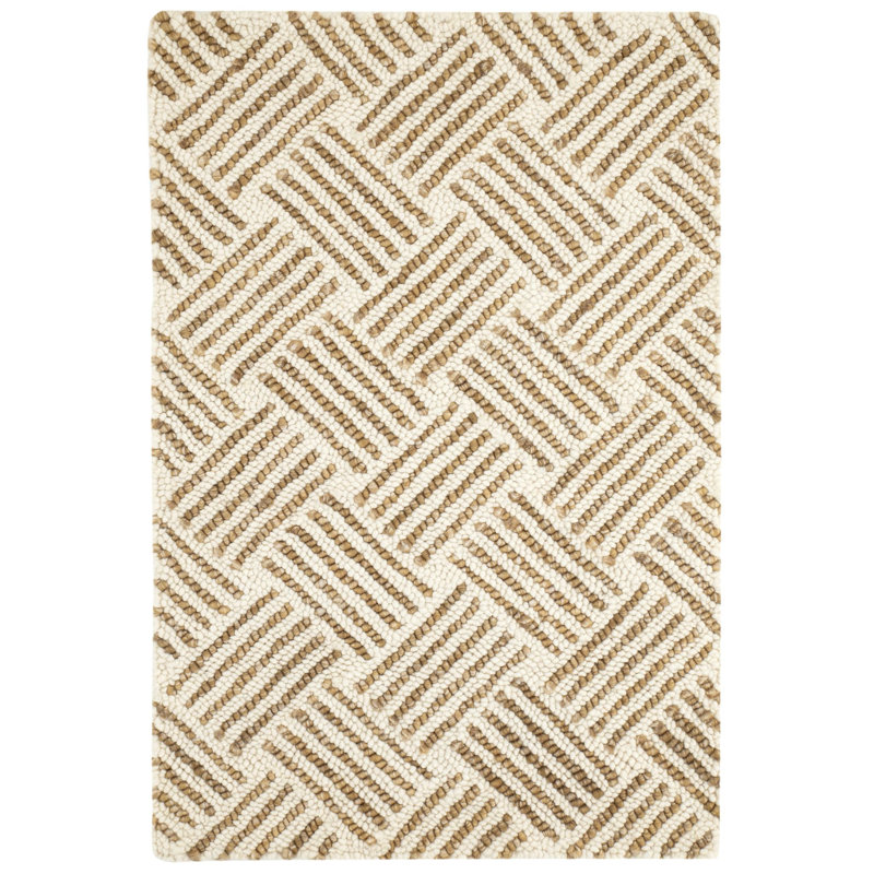 Tapis en laine crocheté à la main Layers, Rectangulaire 3 pi x 5 pi