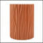 Table d'appoint cylindrique en MGO, texture terracotta ondulée, préassemblée, capacité de 30 kg, pour intérieur et extérieur, avec tabouret.