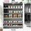 Multi-functional Shoe Cabinet with Adjustable Shelves, Stool, Retractable drawer, Minimalist Shoe Storage Organizer