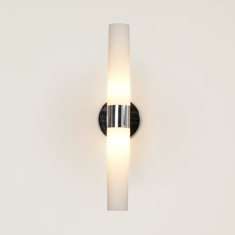 Éclairage pour salle de bain 2 lumières Sabre, Chrome, DEL