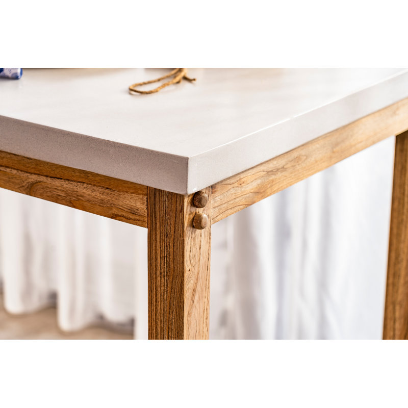 Solid Wood Base Dining Table