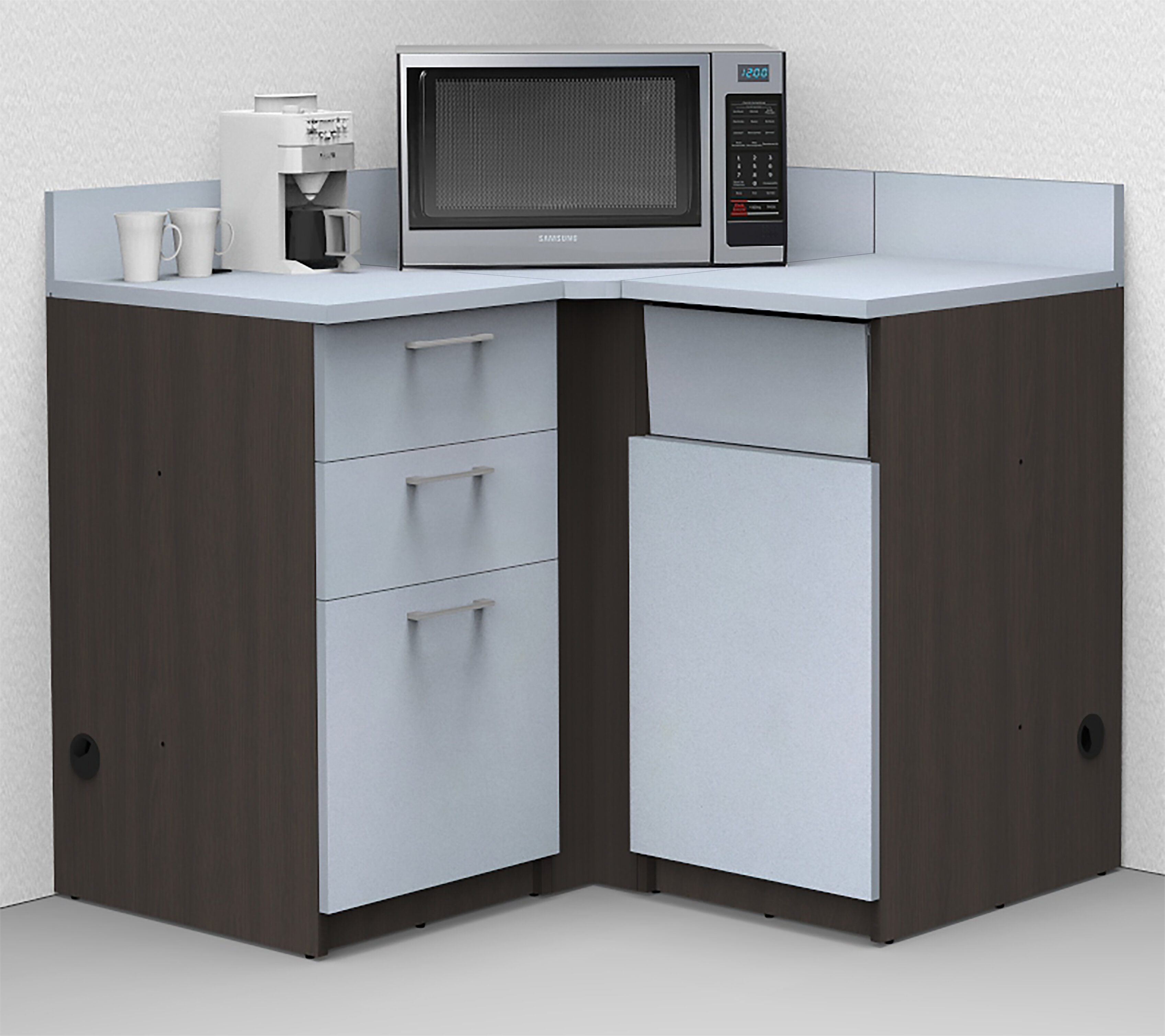 Coffee Kitchen 36 H x 54 W Base Cabinet Breaktime Finish: Espresso