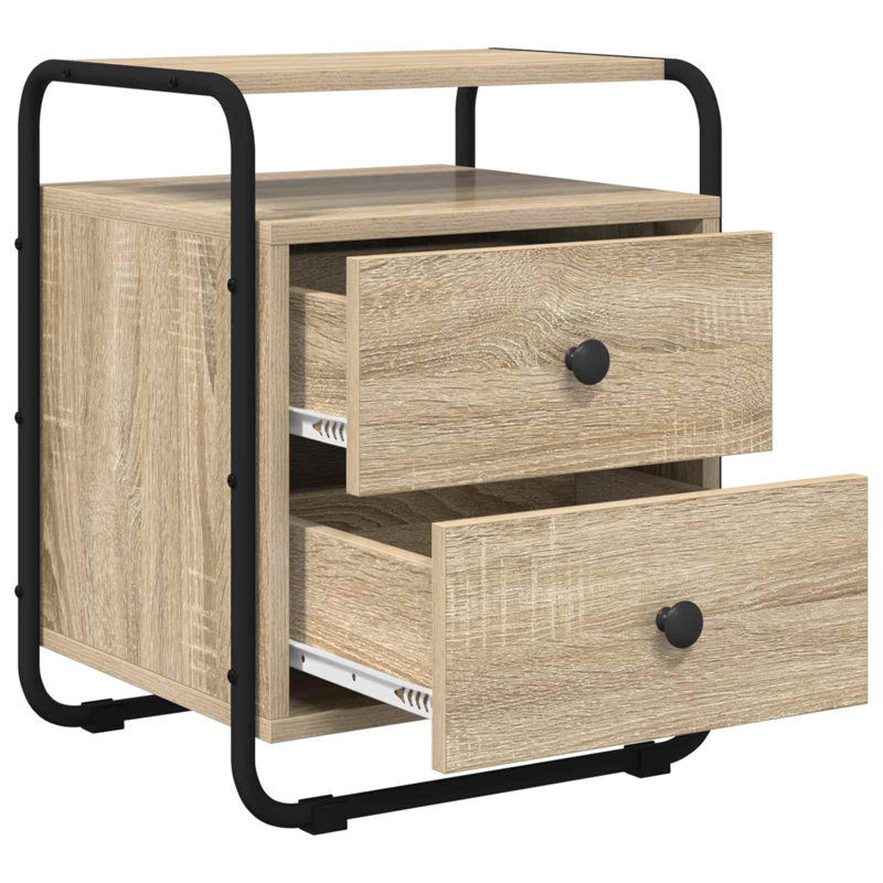 40 cm W Bedside Table, Sonoma Oak