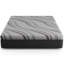 Très grand matelas gris avec technologie de mousse à mémoire de forme avancée, ressorts à bord dynamique et mousse de gel sensible à la surface de couchage, couche haute densité, propriétés pour un sommeil profond