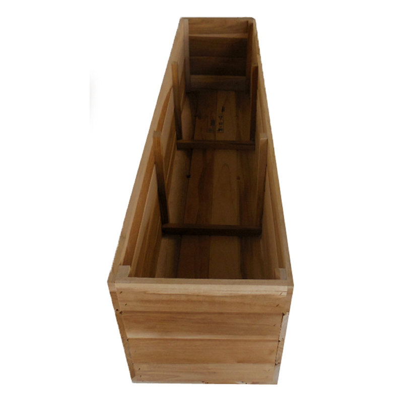 Mervela Handmade Wood Window Box Planter, 11.6" H x 48" W x 10.5" D