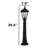 39.4'' Tall  Vintage Lantern Style Outdoor Floor Lamp