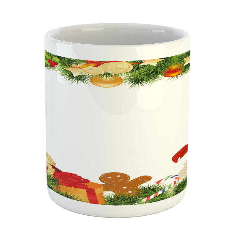 Grande tasse à café guirlande