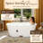 Selene 59'' x 27.5'' Freestanding Soaking Acrylic Bathtub with Side Drain-126450861