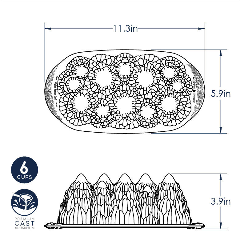 Nordic Ware 5.9 x 3.9