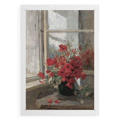 Vintage Floral Print CCLXII -Canvas Print Only - NOT FRAMED