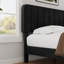 Lit plateforme rembourré en velours amélioré avec tête de lit réglable, conception renforcée et silencieuse, aucun sommier tapissier requis, support de lattes en bois robuste, assemblage facile-623717989-623717988