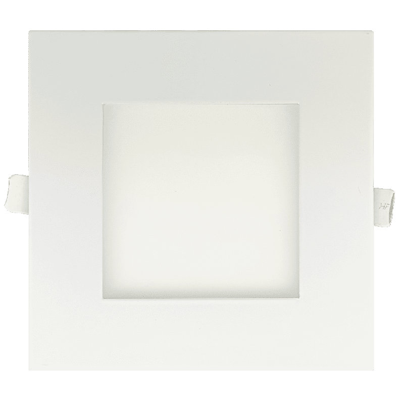 5'' LED Fire Rated & Certified Square Ultra Slim Downlight - Selectable Color, Dimmable 1200 Lumens 