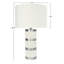 Lampe de table 26,25 po Mettler-814883155