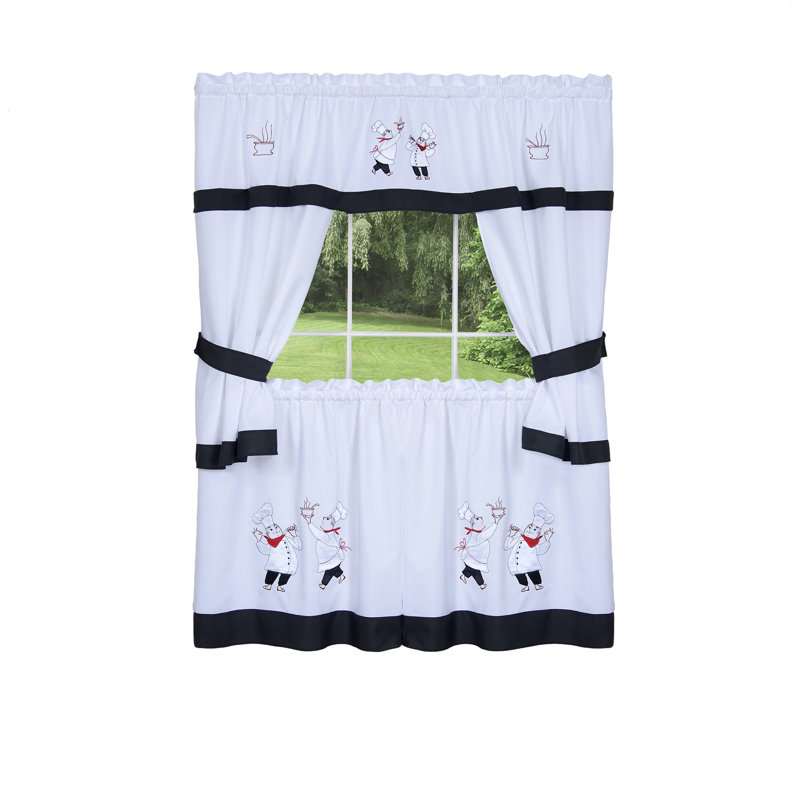 Rideau de café 36 po Adlington Gourmet, L 36 po x L 52 po