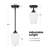Petronilla 1 - Light Single Jar Pendant