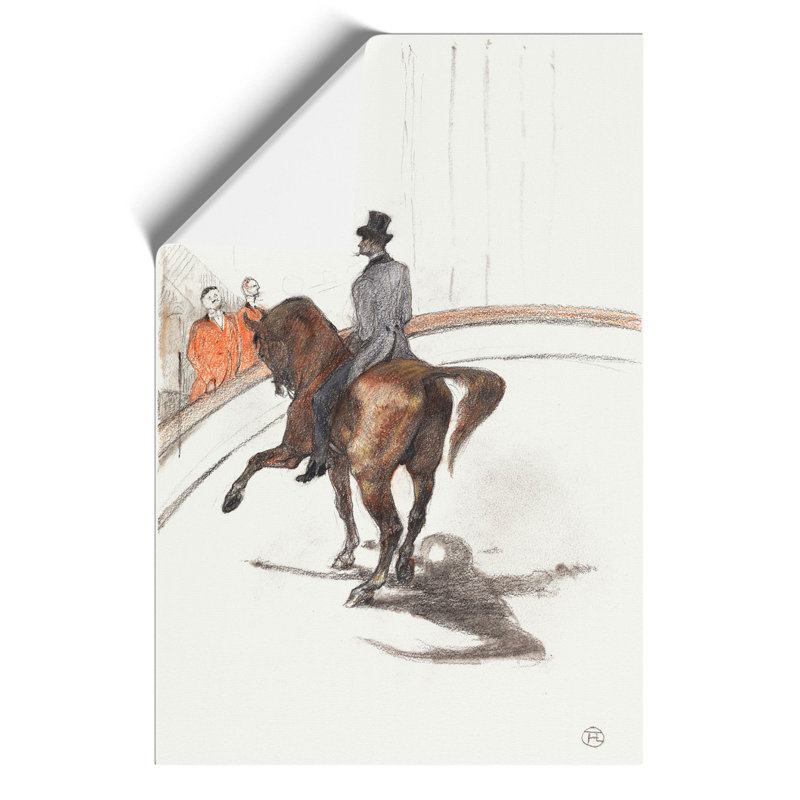 At the Circus by Henri de Toulouse-Lautrec - 1 Piece Painting, 42cm H x 30cm W x 0.1cm D